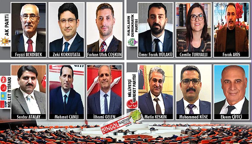 İŞTE BİNGÖL ADAYLARI