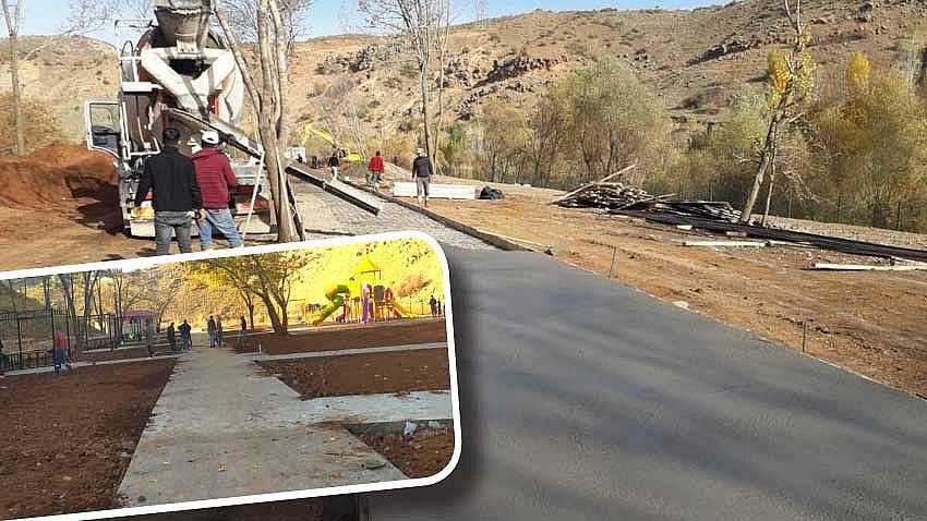 DSİ PARKINDA ÇALIŞMALAR SÜRÜYOR