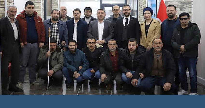 Mert’ten körler derneğine engelsiz yaşam merkezi sözü