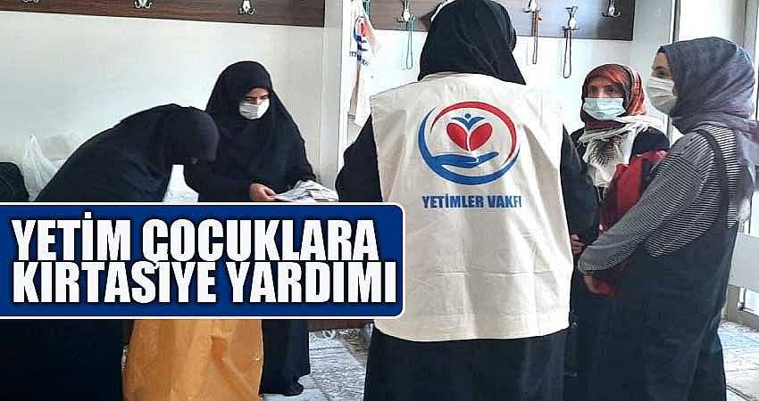 YETİM ÇOCUKLARA KIRTASİYE YARDIMI