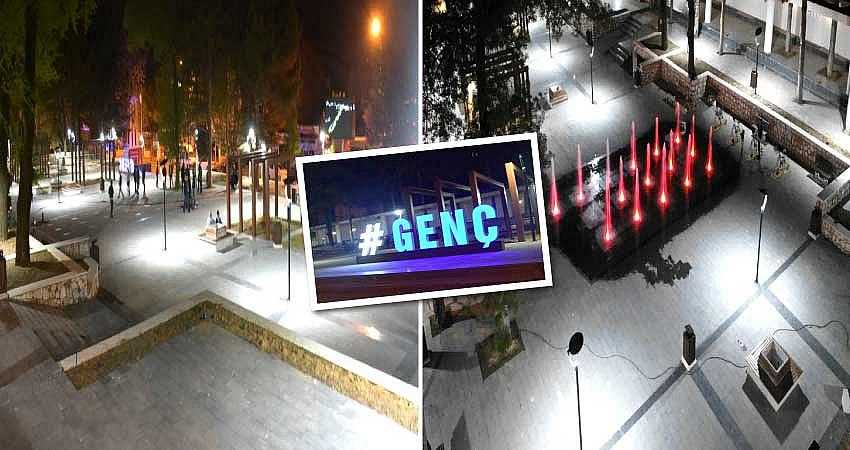 GENÇ İLÇESİ’NE KENT MEYDANI YAPILDI