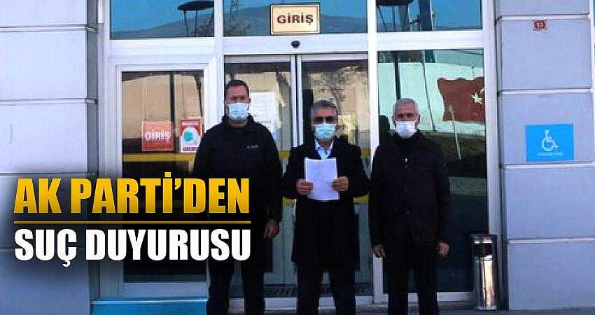 SAĞLAR, ATAKLI VE BAŞBUĞ HAKKINDA SUÇ DUYURUSU