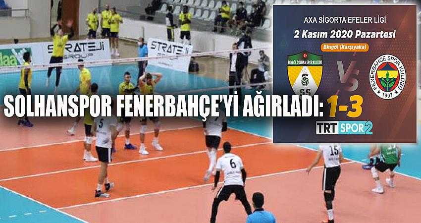Solhanspor Fenerbahçe’yi ağırladı 
