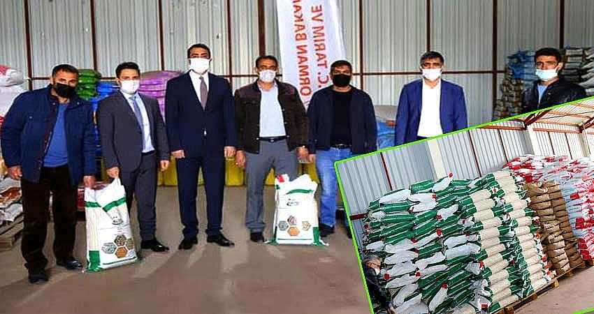 ÇİFTÇİLERE TOHUM DESTEĞİ