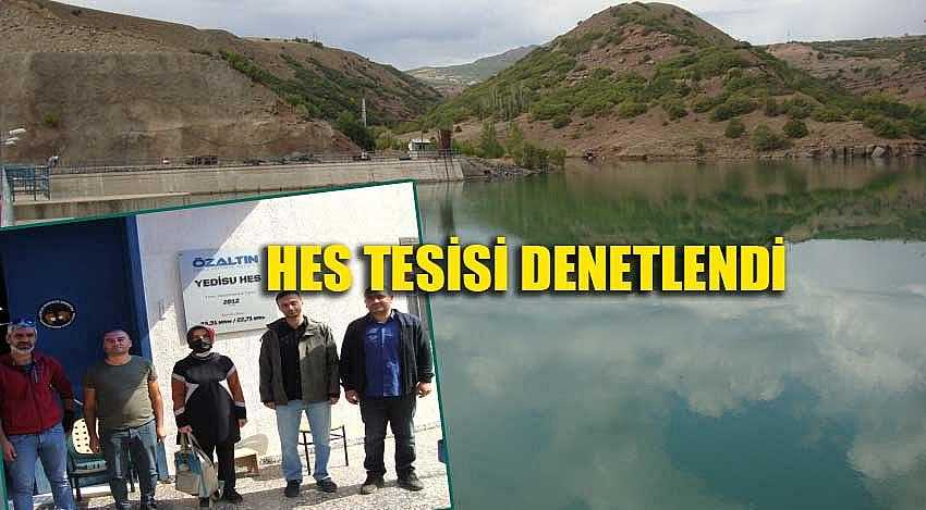 YEDİSU REGÜLATÖRÜ VE HES TESİSİ DENETLENDİ