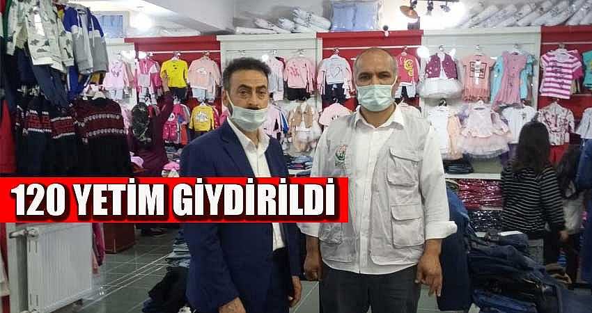 YETİMLER VAKFI, GENÇ’TE 120 YETİMİ GİYDİRDİ